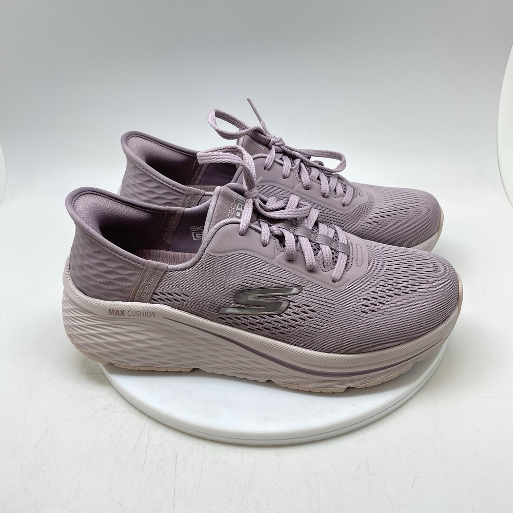 Skechers Go Max Cushioning Elite 2.0 Sneakers Womens 8.5 Purple 129606W Shoes
